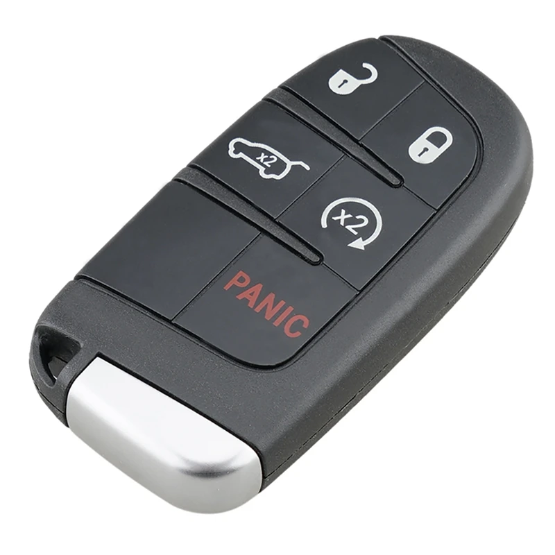 5 Tombol Remote Pintar Kunci Fob M3N40821302 433MHz untuk Jeep Grand Cherokee 2013 2014 2015 2016 2017 2018