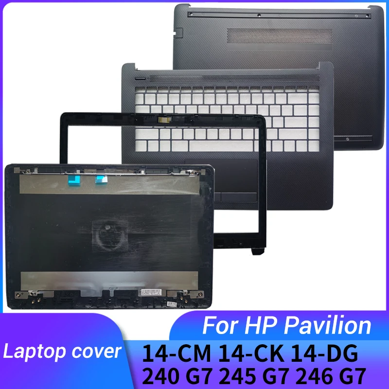 

NEW for HP Pavilion 14-CM 14-CK 14-DG 14T-CM 14Z-CM 240 245 246 G7 laptop LCD Back Cover/Front Bezel/Palmrest Upper/BOTTOM CASE