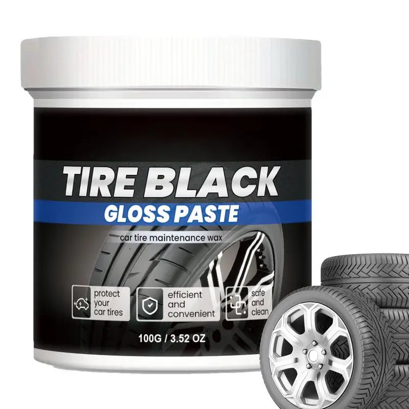 

Wheel Shine For Car Tires Waterproof Car Tire Brightener And Plating Cream Shiny Paste Auto Care Re Black Shine Chemistry Filler