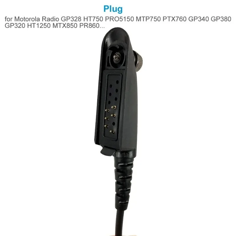Motorola PMMN4021A Handheld PTT Speaker Microphone for GP328 GP338 GP340 GP360 GP680 HT750 HT1250 Ptx760 Pro5150 Radio Accessory