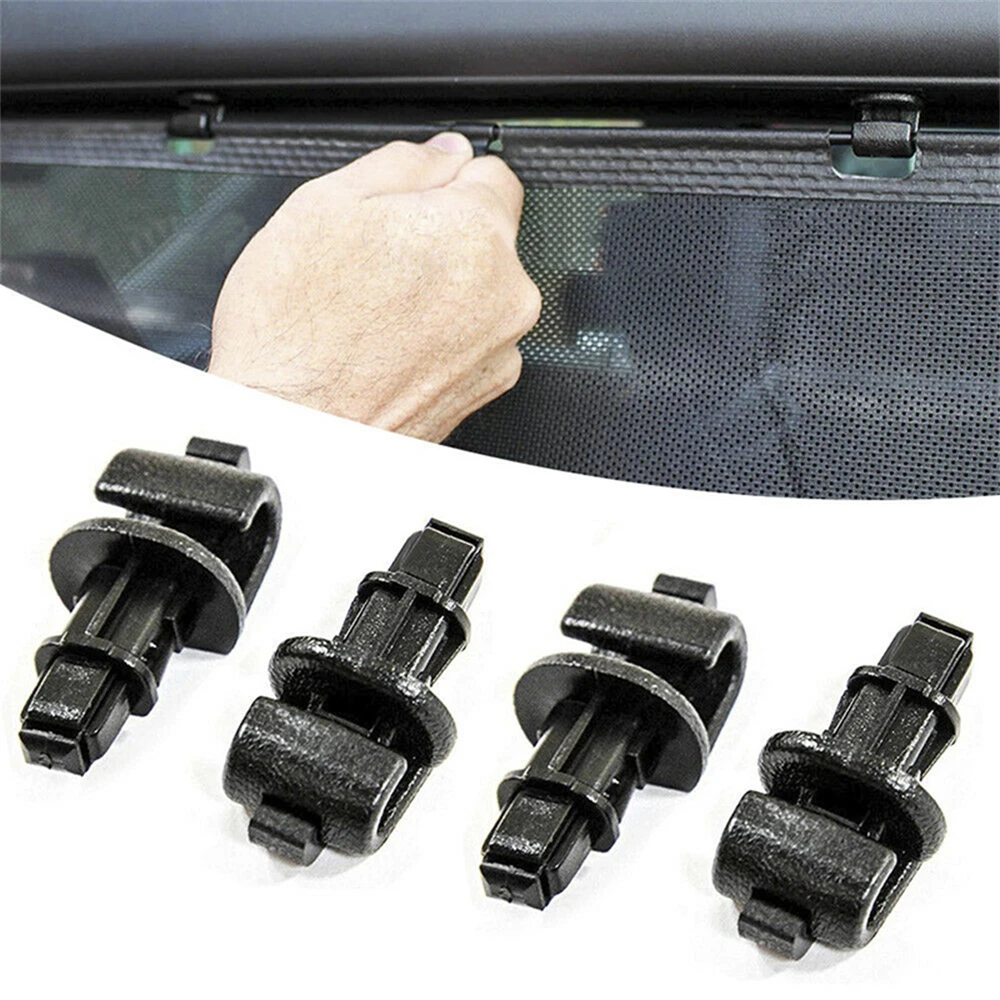 

2005-2010 For Honda Odyssey Black 4 Sun Shade Hook Sliding Door Clip Kit 83-715-SHJ-A21ZA 83715-SHJ-A21ZA