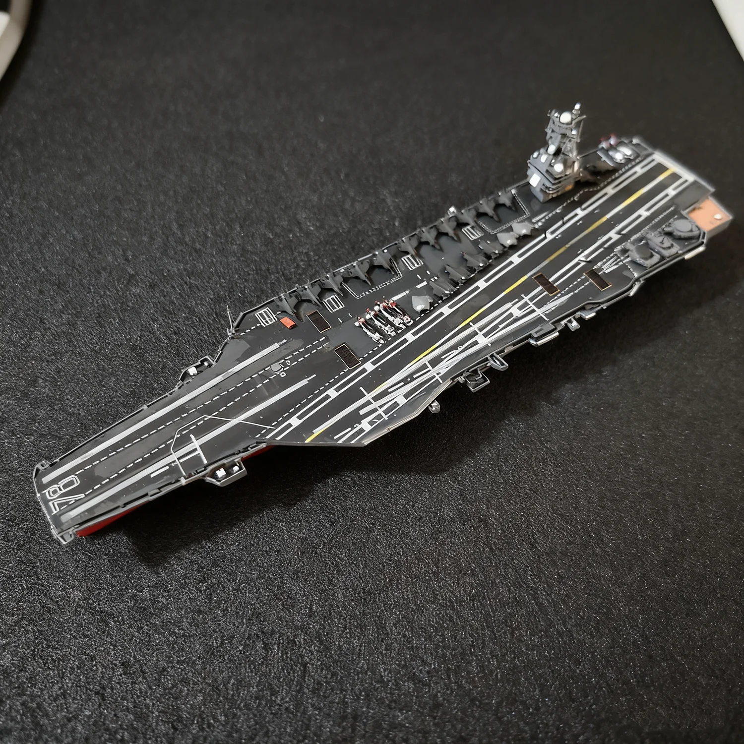 

1/2000 Модель авианосера Ford-класса 17 см с 3D-печатью и изысканными деталями, корабли, статическая модель, корабль, игрушечные украшения