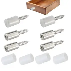 Cabinet Shelf Pins Sturdy Metal Shelf Support Clips With All-in-1 Self-tapping Screw Design Easy To Install Shelf Holder Support