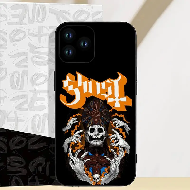 Rock Ghost Heavy Metal Band Phone Case For iPhone 11 12 13 14 Mini Pro XS Max X S Plus XR Shell