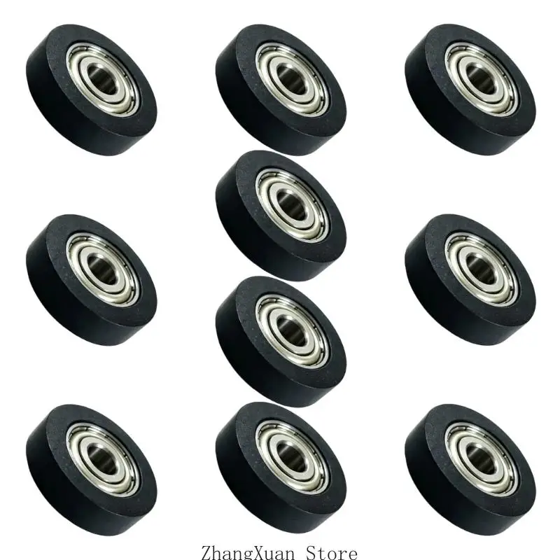 Wartungsrollenlager-Flachradsatz für Schiebepaneel-Service, 10er-Pack 3XUF – Detail 7