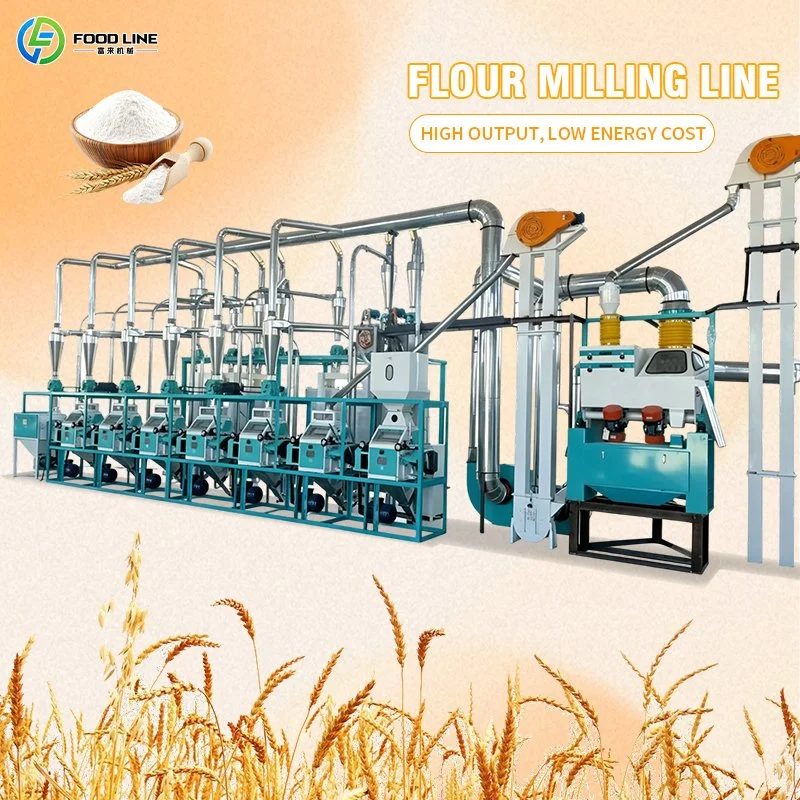 Multifunctional Corn Maize Roller Mill Machine Portable with Sifter Cyclone Dust Collector Customized