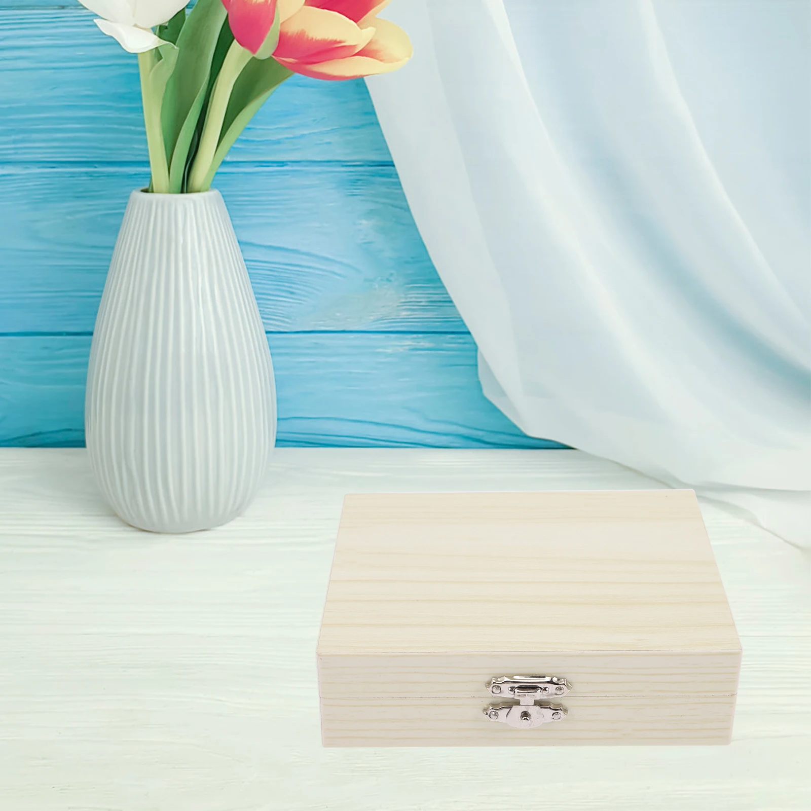 

Microscope Wooden 25 Slots Solid Natural Wood Storage Container for Slides Portable Microscope Slide Holder with