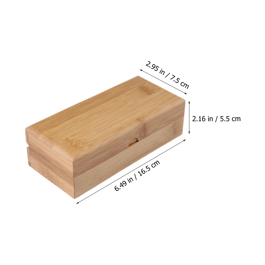 

Wooden Sunglasses Box Durable Protective Glasses Storage Case Hard Shell Eyeglasses Container Vintage Style for Men Women
