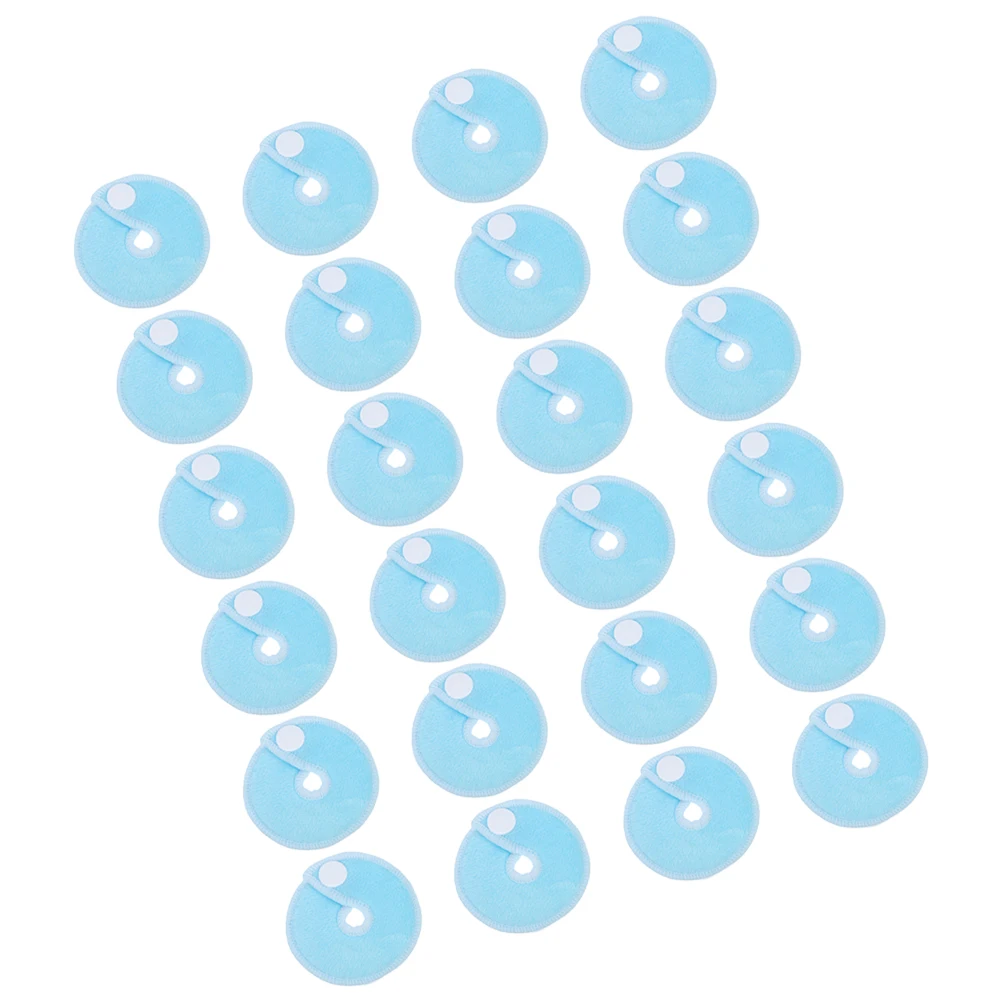 

24 Pcs Feeding Support Cotton Pads Reusable G Tube Accessories Soft Adjustable Breastfeeding Pads Anti Spill Tube Cushions