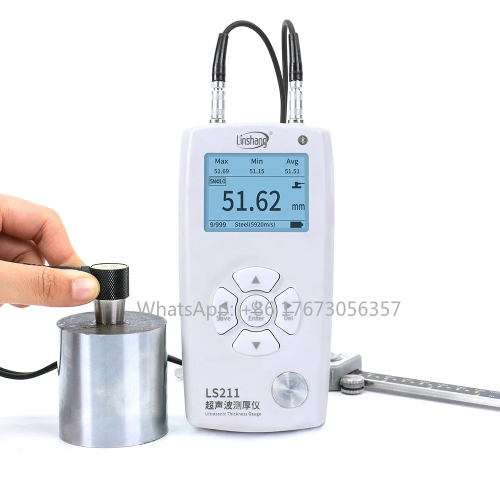 Hot Sale LS211 600mm Ultrasonic Digital Thickness Gauge Steel Pipe Wall Ultrasonic Thickness Gauge