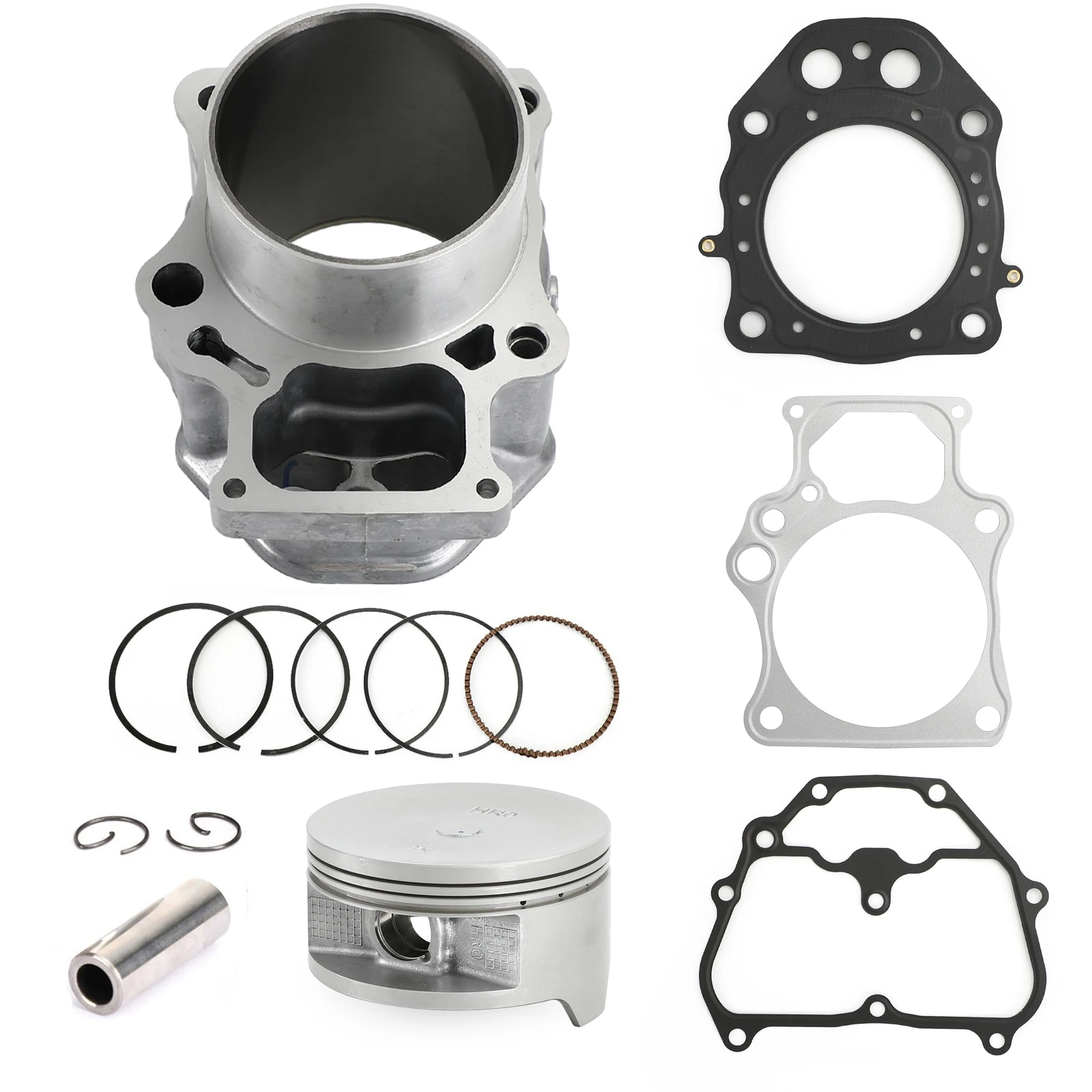 Artudatech Jug Cylinder Piston Gaskets Fits Honda SXS500 M2 2015-2021 Pioneer 500 Top End Kit Motorcycle Accessories