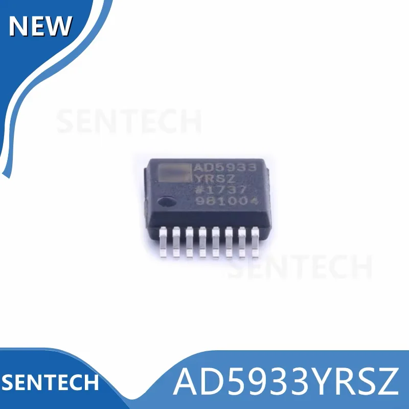 

10 шт./лот, новый оригинальный AD5933YRSZ SSOP-16 1MSPS 12-битный преобразователь импеданса, сетевой анализатор