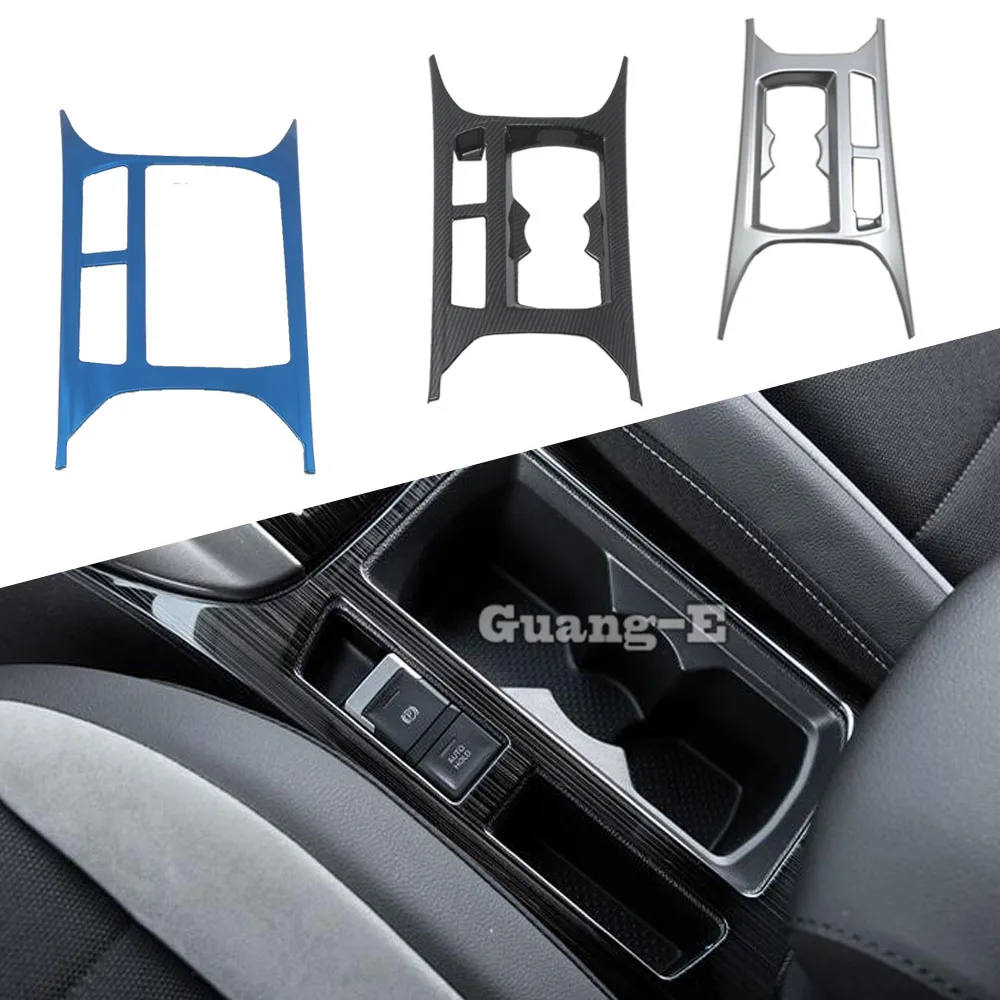 

Car Center Console Cup Holder Panel Trim For Volkswagen VW T-ROC TROC 2017 2018 2019 2020 2021 Cover Interior Decorative Frame