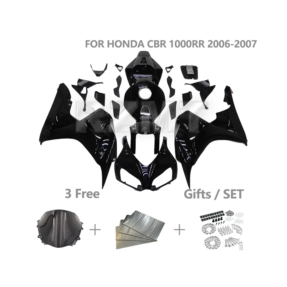 

Fairings Kit FOR HONDA CBR1000RR 2006 2007 CBR 1000RR Customized Motorcycle Fairing Kit ABS Injection Body Parts Set H1007-104a