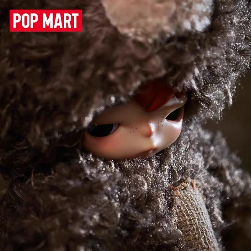

POPMART Hirono Little Wild Bear, креативный изысканный декоративный модный домашний интерьер, периферия, подарок-сюрприз, подлинный на складе