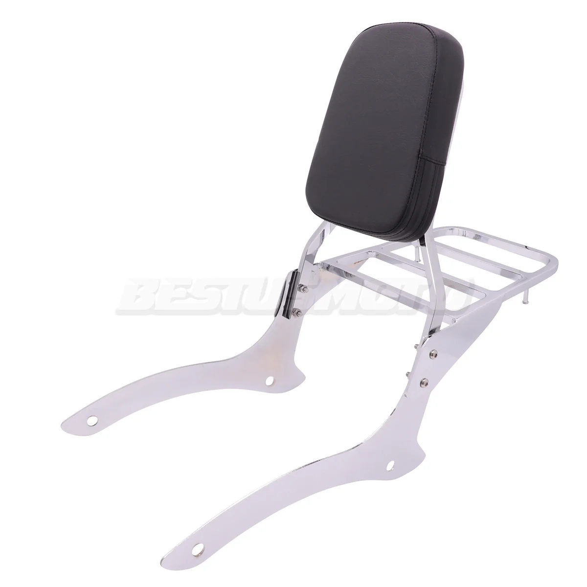 Motorcycle Passenger Backrest Sissy Bar Luggage Rack For Yamaha V-Star Drag Star DS1100 XVS1100 DS XVS 1100 Custom 2000-2011