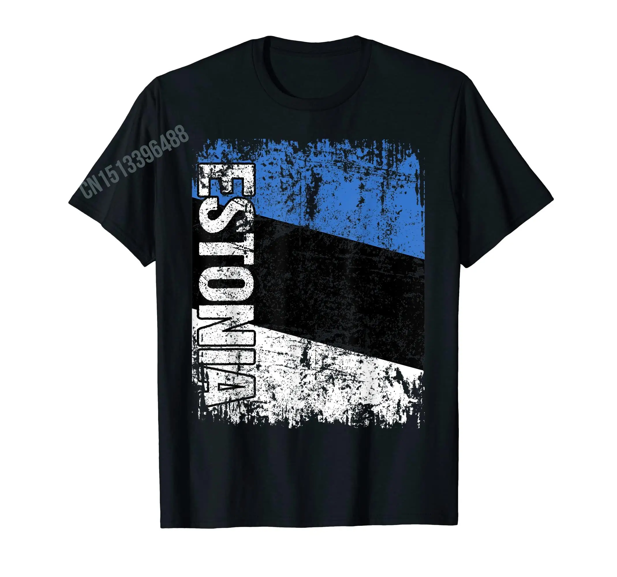 More Design Estonian Gift  Estonia Country Map Flag Premium T-Shirt For Men Women T Shirt Tops Cotton Tees