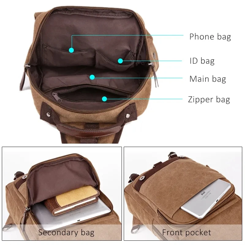 OZUKO Man Backpack Business Fit 15 15.6 16 Inch Laptop USB TypeC Recharging High-Capacity Lightweight Travel Male Bag School Bag