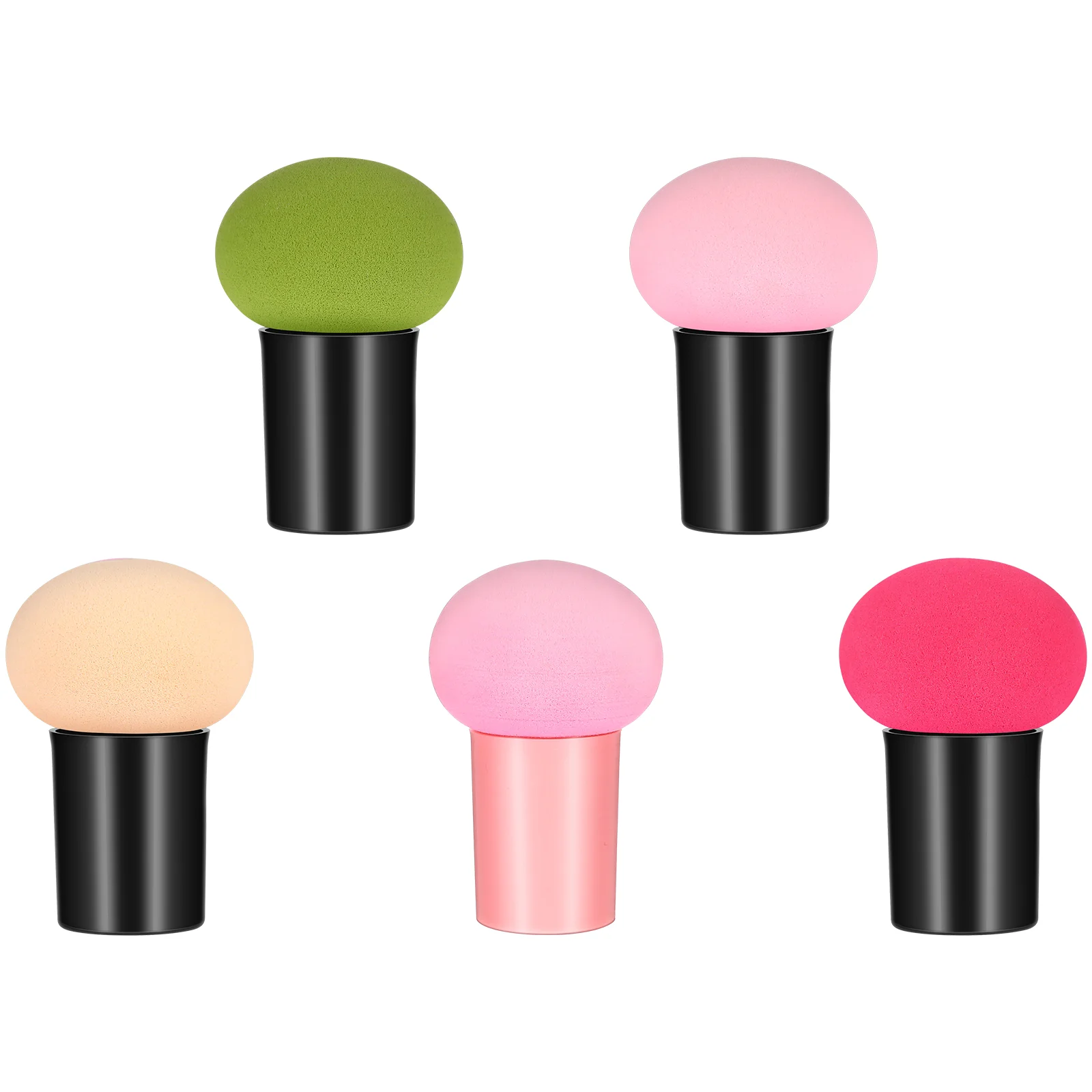 5 Pcs Mushroom Head Puff Makeup Sponges Concealer Face for Multi-use Foundation Brush