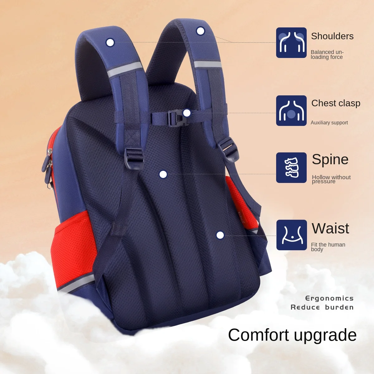 Disney Marvel Boy School Bag Grade 2-5 Spider Man Primary Student Shoulder Orthopedic Backpack Large Capacity Light Mochilas