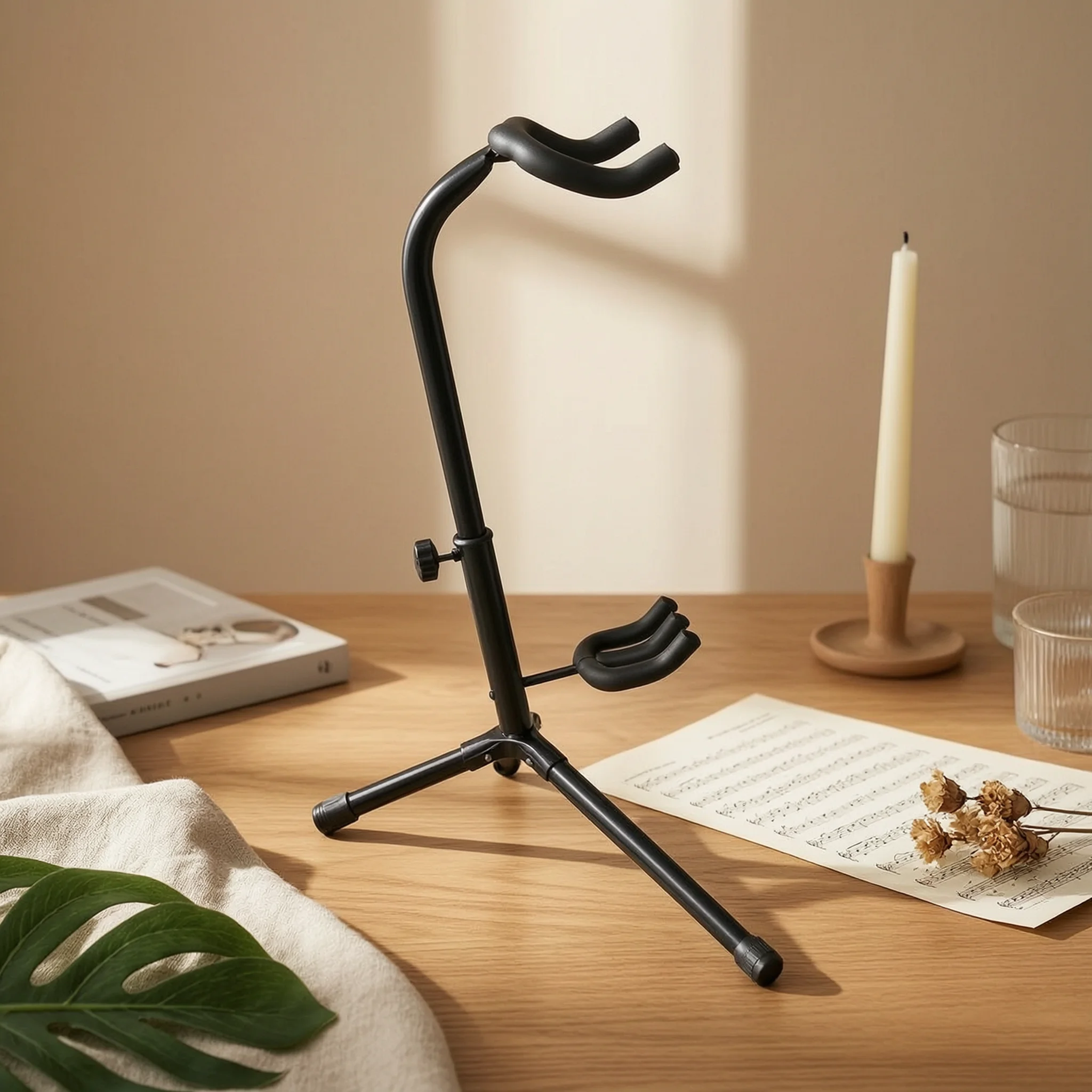 

5 Pieces Adjustable Instrument Stand Foldable Metal Instrument Rack Stable Long-Lasting for Home, Outdoor
