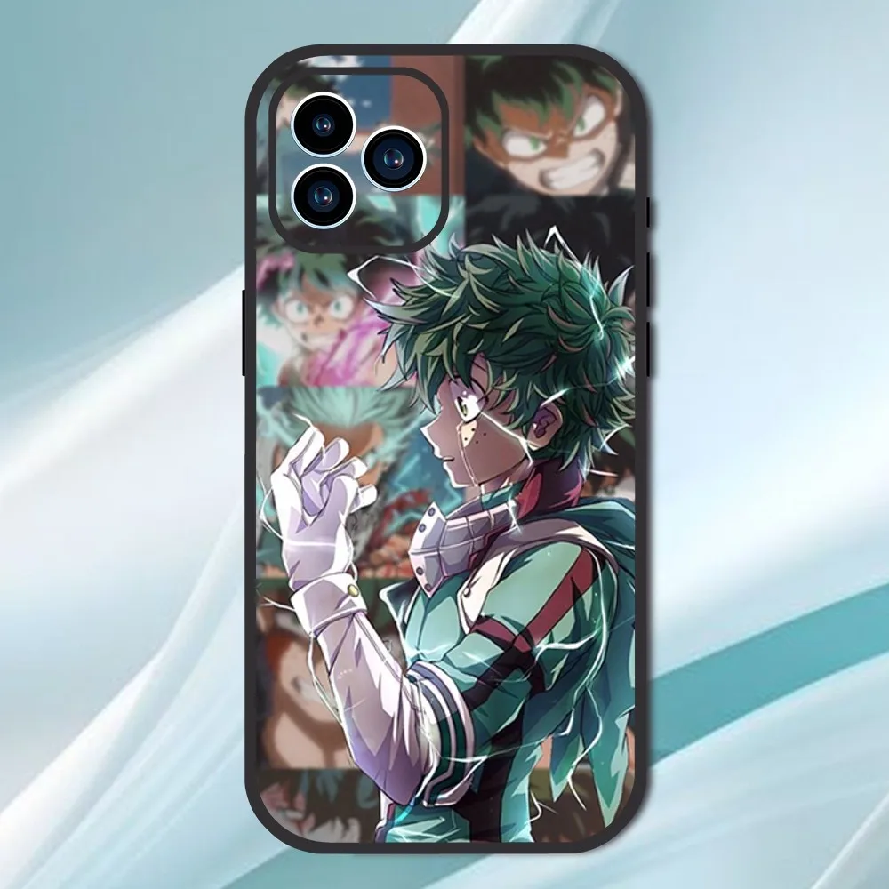 M-My Hero Academia Izuku Midoriya Phone Case For iPhone 13 12 11 14 15 Pro XS Max XR X 8 7 6S 6 Plus SE 2020 Soft Back case