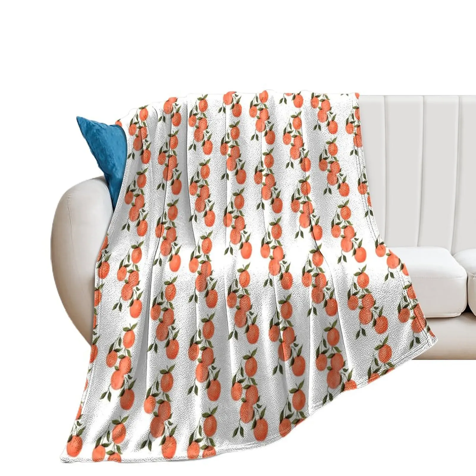 

Clementine Cutie Throw Blanket Summer Multi-Purpose Blankets