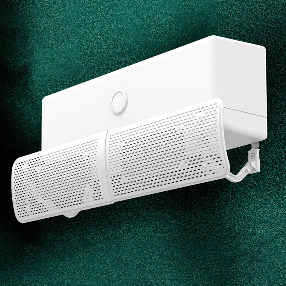 

41-72cm Air Conditioner Windshield Wind Shield Telescopic Length Comfortable Air Distribution Hassle-Free Setup