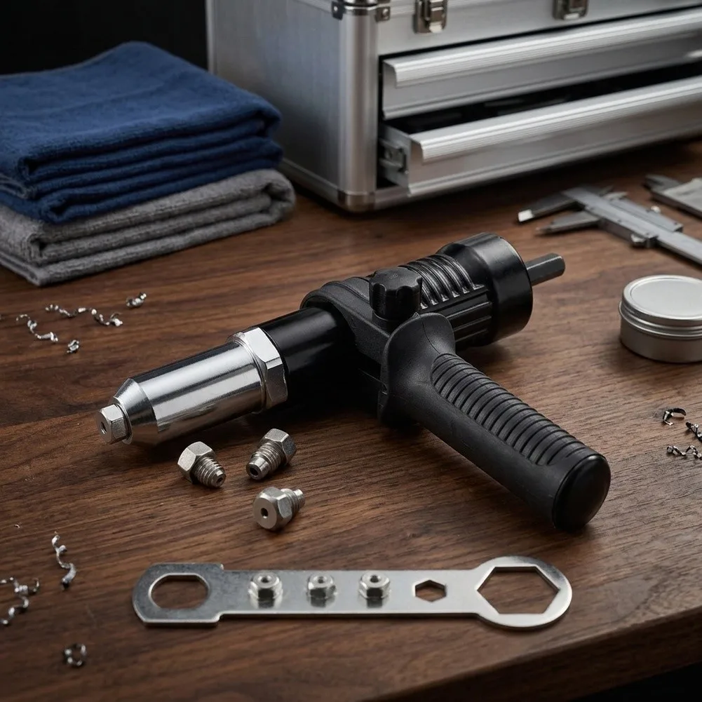 Stable Hexagonal Rivet Adapter Hex Shank Connection Rivet Adapter Set Three-piece Structure Low Noise Operation