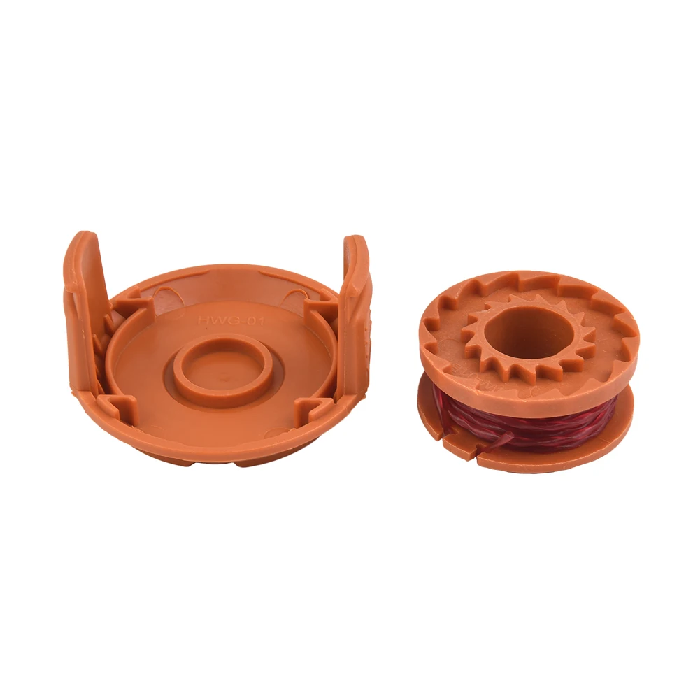 For MCGREGOR 18v Cordless MCT2X1825 Grass Trimmer QT486 Spool Cover & Line Automatically Readjusted Replacement Set