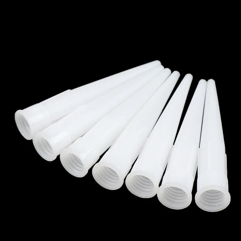 20pcs Universal Caulking Gun Nozzles Plastic Glass Glue Nozzles Sealant Silicone Caulking Tips Mouth Home Construction Tools