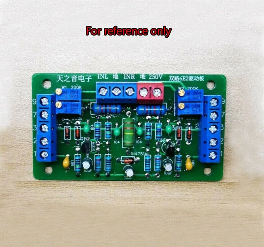 Двухсторонняя трубка 6E2 Magic Eye, музыкальный спектр, вакуумная трубка, наборы индикаторов уровня