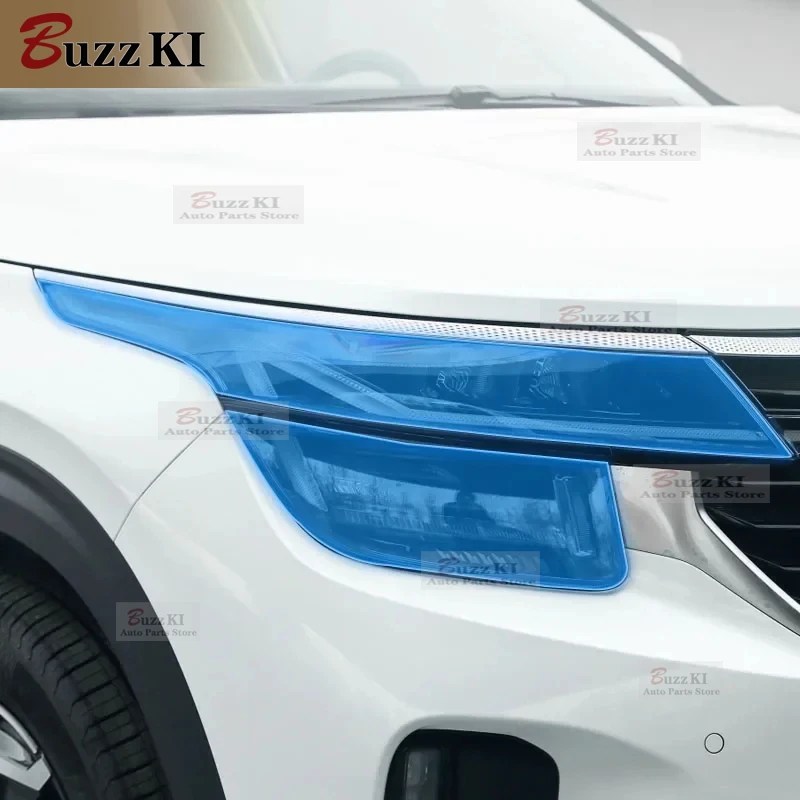 

For Kia Seltos 2023 Car Exterior Headlight Anti-scratch TPU PPF Protective film Anti-scratch Repair film Car Accessories