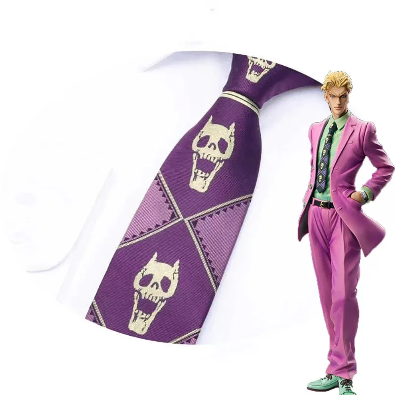 Halloween aventure Kira Yoshikage jeu de rôle cravate tueur reine crâne Cosplay accessoires de déguisement cadeaux anniversaire