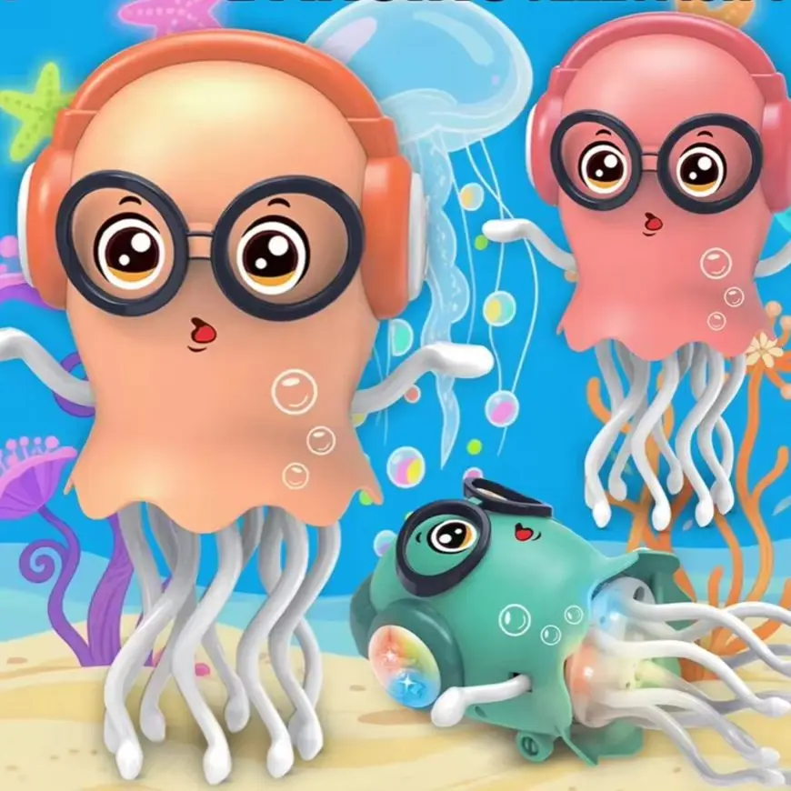 Dansende Octopus Kid Elektronisch huisdierspeelgoed Cartoon Interactieve ontwikkeling Bewegend onderwijs Peuterspeelgoed Cadeau Creatief verjaardagscadeau