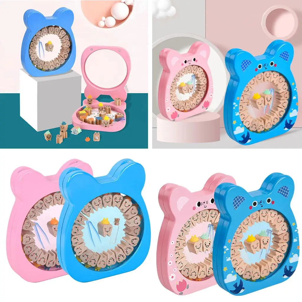 

Baby Tooth Fairy Box, Container Wood Collector Collection Contains Holder Storage Box for Kids, Children, Baby, Boy, Girl