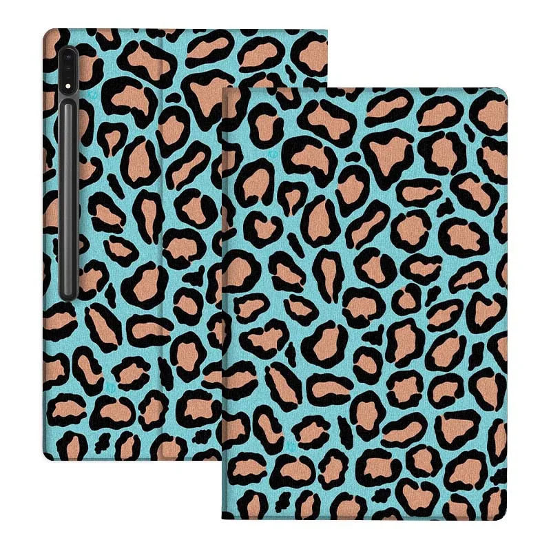 

Чехол для планшета с леопардовым принтом, популярный подарок для Samsung Galaxy Tab S10, S9, S8, S7 FE Lite, мягкий, гибкий, с поддержкой