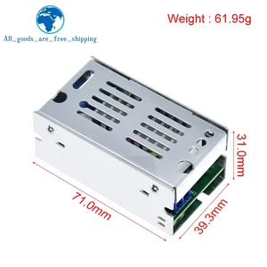 TZT 200W ماكس DC-DC محول النبض 6V-55V 10A قابل للتعديل تصعيد الجهد شاحن وحدة امدادات الطاقة مع علبة الألومنيوم أعلى 8 مبيعات سلم الألومنيوم 10 م - No6