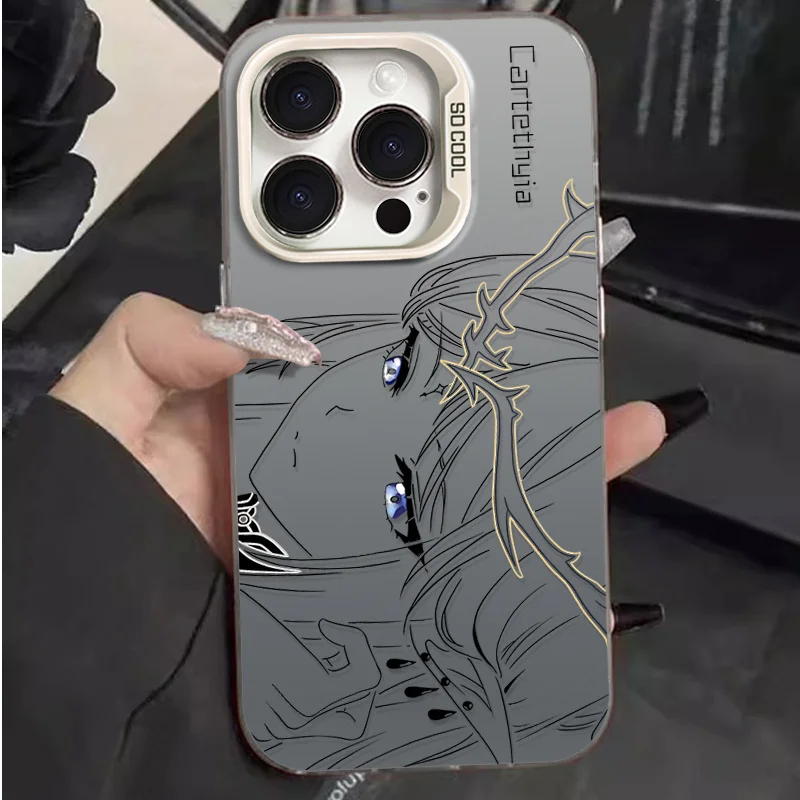 Hard Case for Samsung Galaxy A33 A24 A34 A14 A13 A23 A55 A15 A35 A25 A05 A05S 5G A54 A53 A32 A52 A52S Wuthering Waves Cartethyia