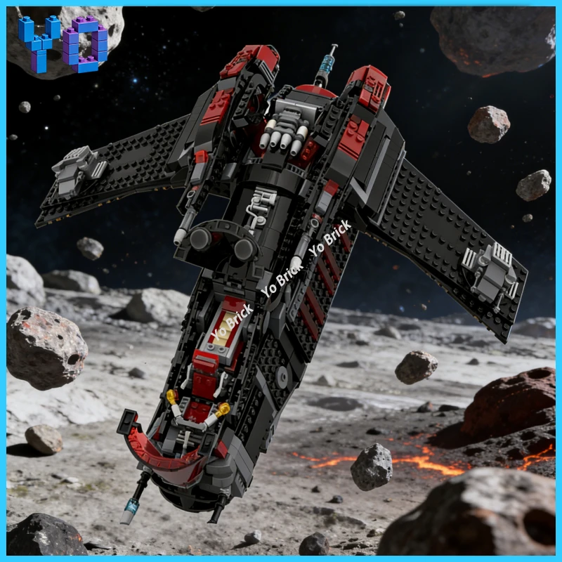 

Набор для сборки космического корабля Dark Falcon LAATi, детализированная модель космического боевого транспортного средства для детей и взрослых, подарок для строителей.