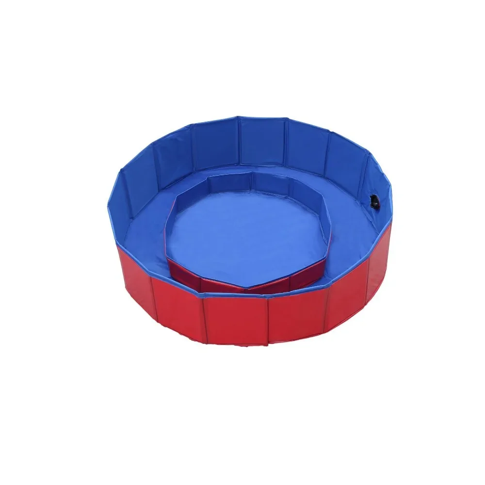 1 Pc Large/small Dog Mobile Folding Pool Piscina Swimming Pool Cat Sand Pool Cleaning Supplies Baseny Pvc Pet Bath Basin