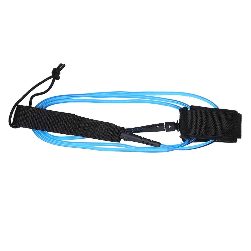 6ft 5.5mm Surfboard Ankle Leash with  Swivels - Durable TPU   Rope & Hook Loop Closure