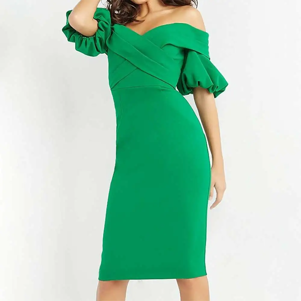 Abendkleid, kurzärmelig, knielang, plissiert, rückenfrei, für Cocktailpartys, Abschlussball, herzförmiger Ausschnitt, elegante formelle Kleider
