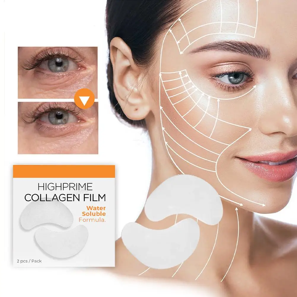 5Pairs Collagen Soluble Film Anti Aging Wrinkles Remove Dark Circles Nourish Mask Moisturizing Lift Firming Skin Care