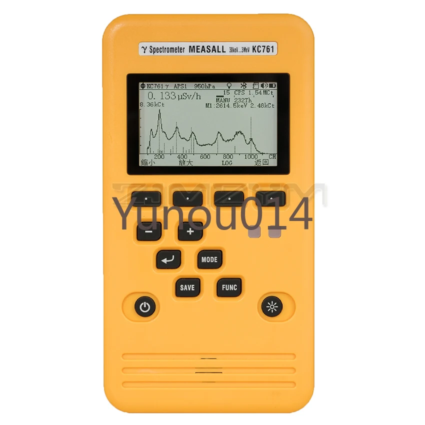 Spectrometer for Nuclear Radiation Alarm, Geiger Counter, Upgrade Dosimeter, Radiation Detection for Radioactivity KC761