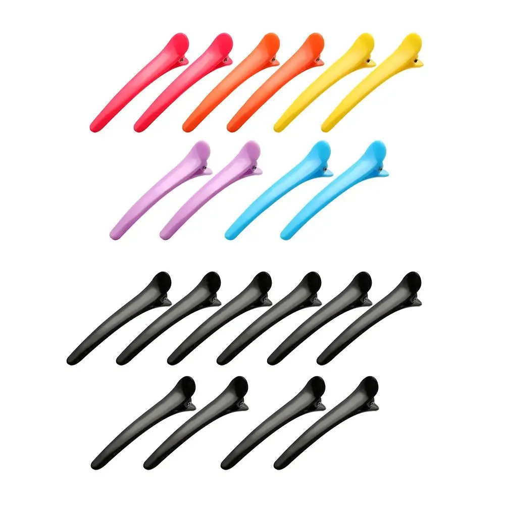 10Pcs 10Pcs Hairpins Hair Salon Section Clamps Washing Shower Barrette Salon Styling Hair Clips Basic Hair Clips