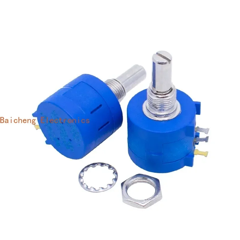 1PCS 3590S Multiturn Potentiometer 500 1K 2K 5K 10K 20K 50K 100K  Potentiometer Adjustable Resistor 3590 102 202 502 103