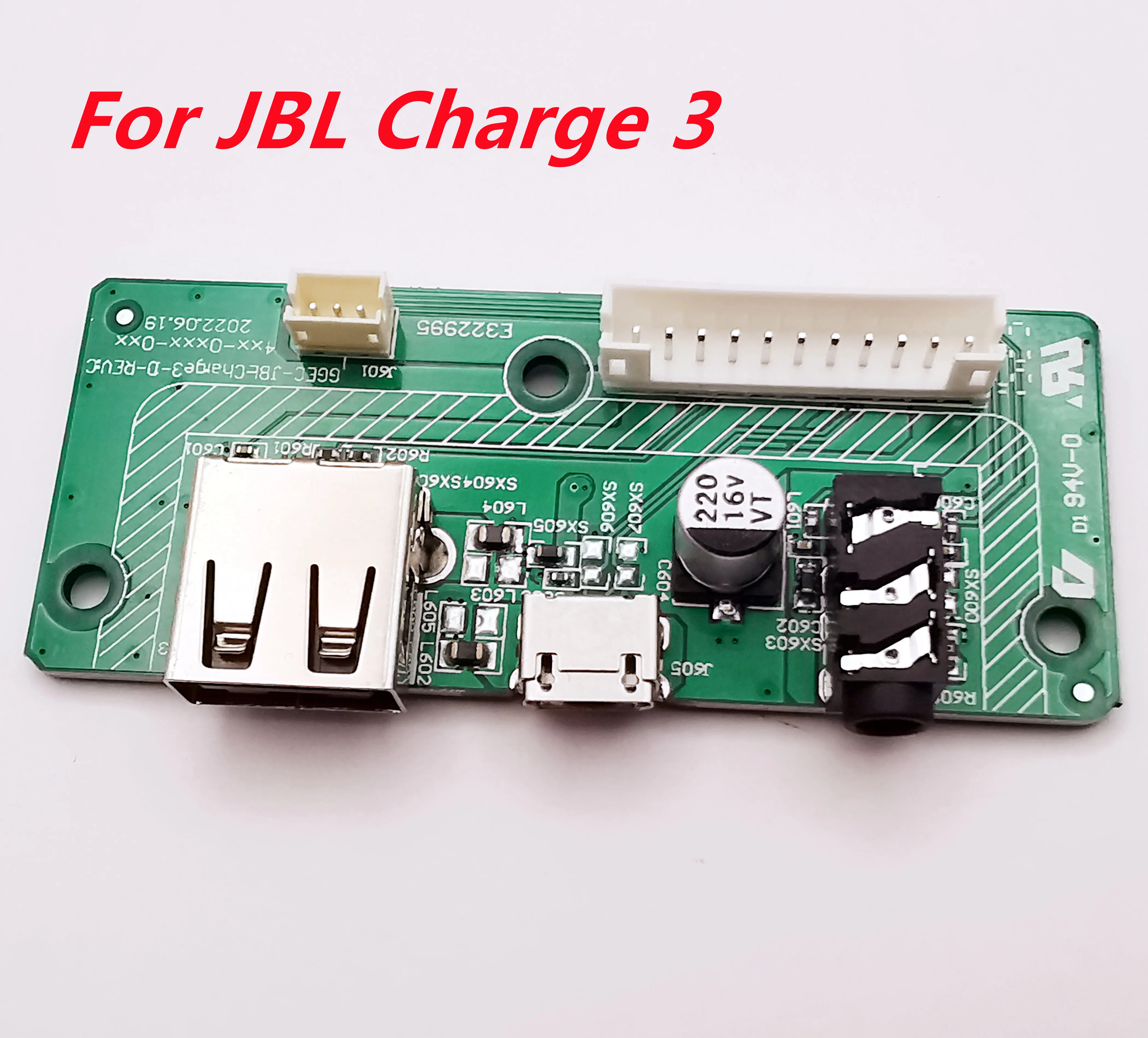 For JBL CHARGE3 USB 2.0 Audio Jack Power Supply Board Connector For JBL Charge 3 GG Bluetooth Speaker Micro USB Charge Port