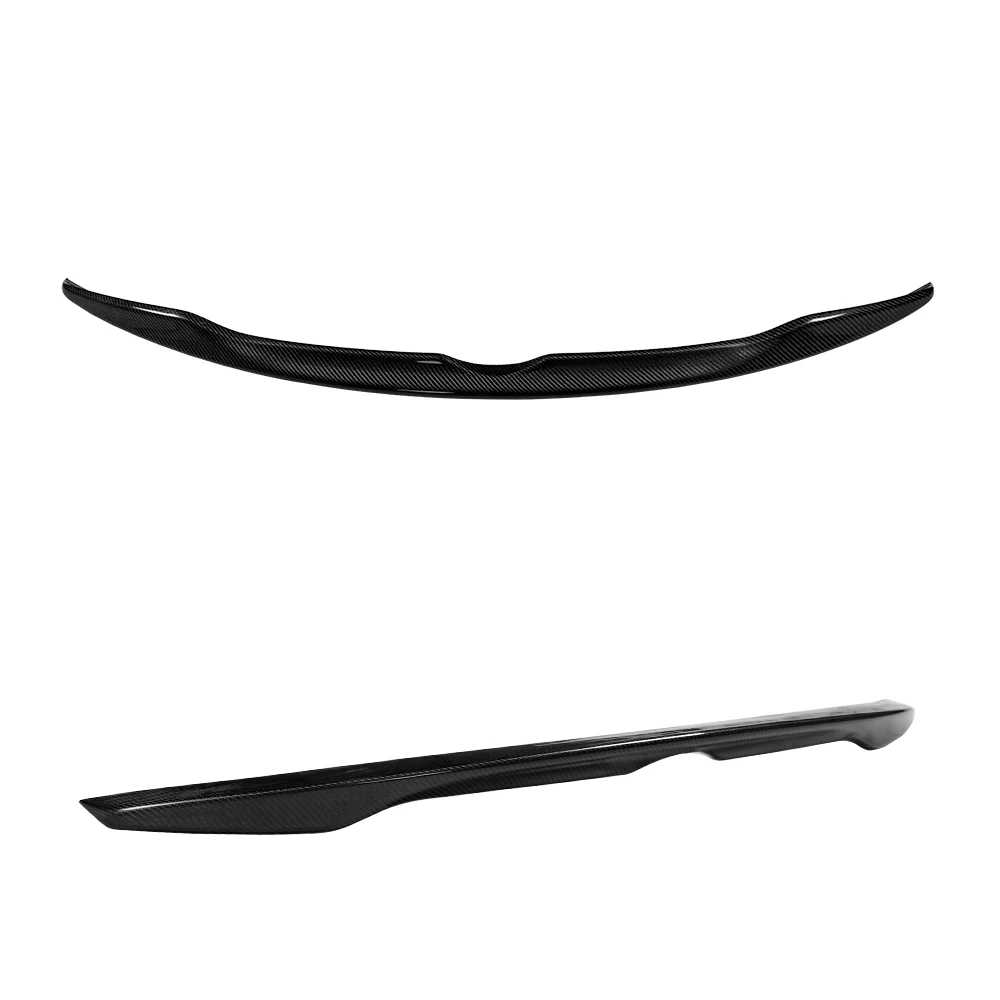 لإنفينيتي Q50 Q50S Q50L 2014 -2020 ألياف الكربون/FRP أسود لامع/جناح خلفي من الكربون مزورة