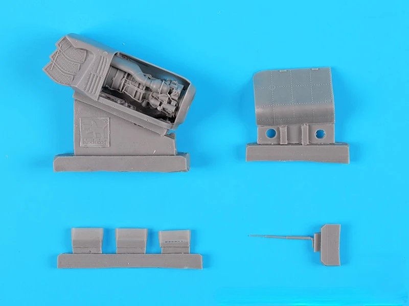 1/48 Die Cast Resin Model Assembly Kit Aircraft Retrofit Parts Resin Pack Kit Unpainted AH-64D